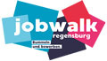 3. jobwalk Regensburg am 4. Mai 2024 auf dem Neupfarrplatz Logo